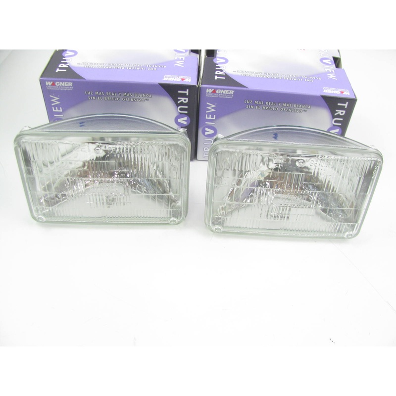 (2) Wagner H6545TV Truview Sealed Beam Headlamp Bulb - 100x165 12V 65/45 Watt