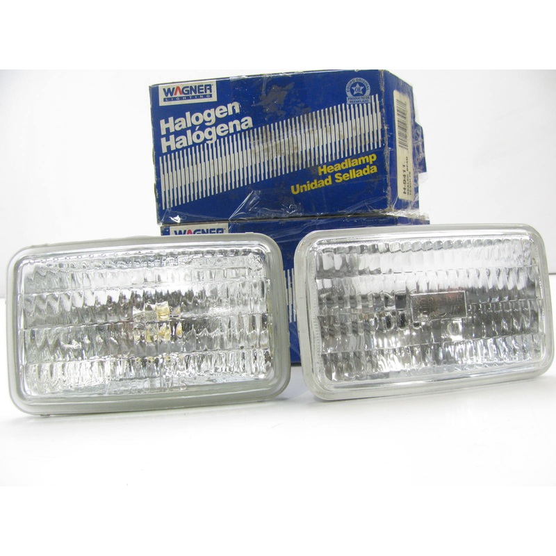 (2) Wagner H9411 Sealed Beam Halogen Headlamp Headlight Bulb 12V 50W