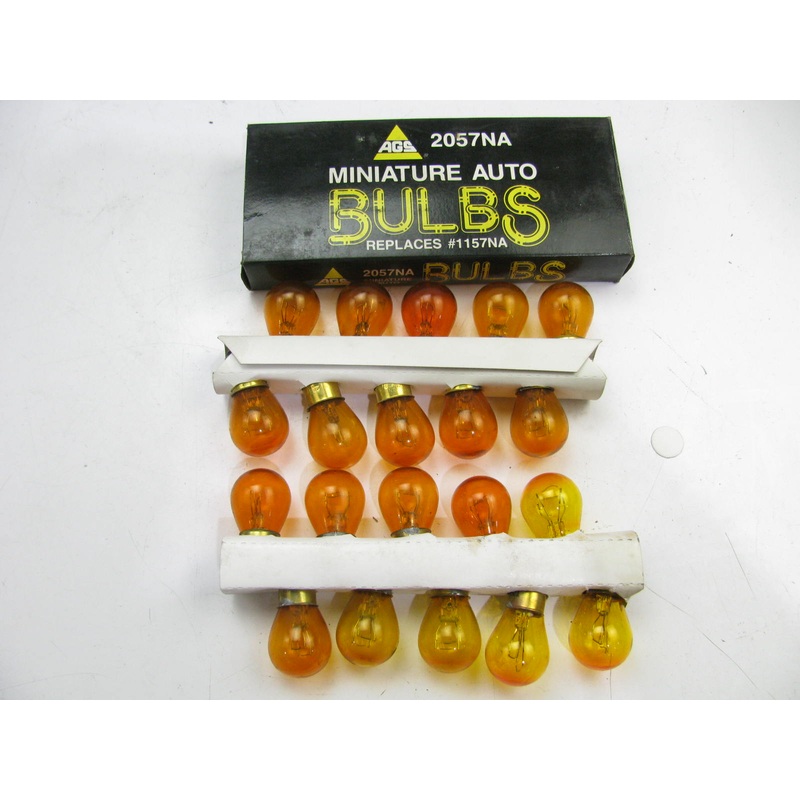 (20) AGS 2057NA Amber Turn Signal Lamp Light Bulb