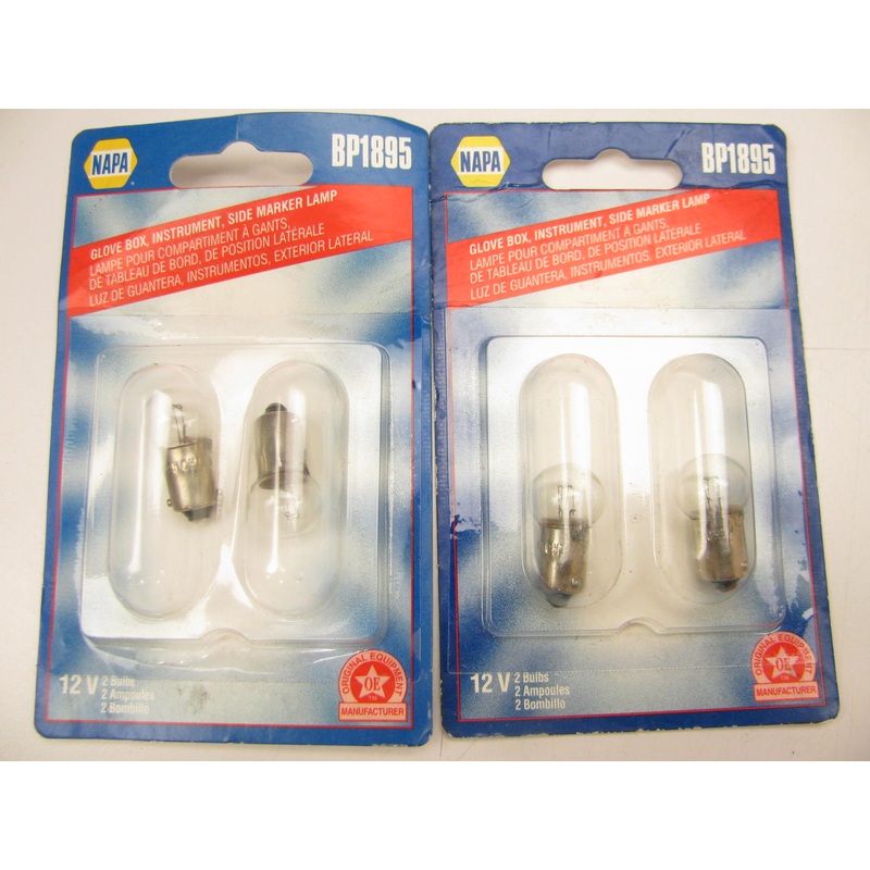 (4) Napa BP1895 Minature Instrument Panel Light Lamp Bulb