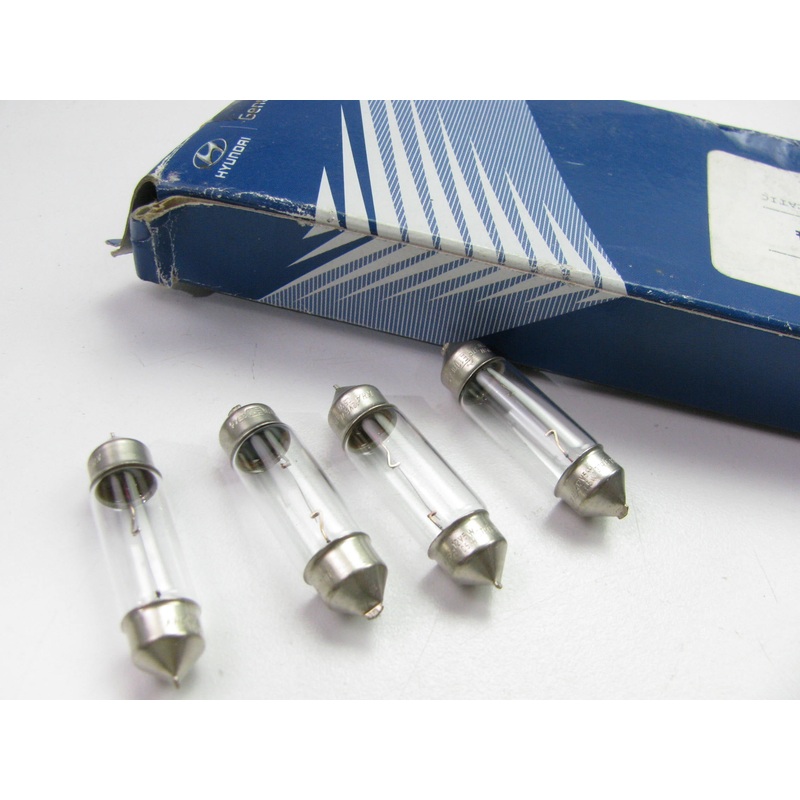 (4) NEW License Plate, Cargo, Glove Compartment Light Bulbs OEM For Hyundai
