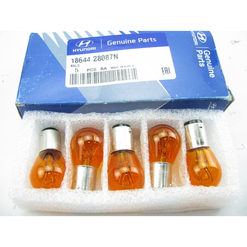 (5) NEW - OEM Turn Signal Light Bulb (5 Pcs) For Hyundai 1864428087N