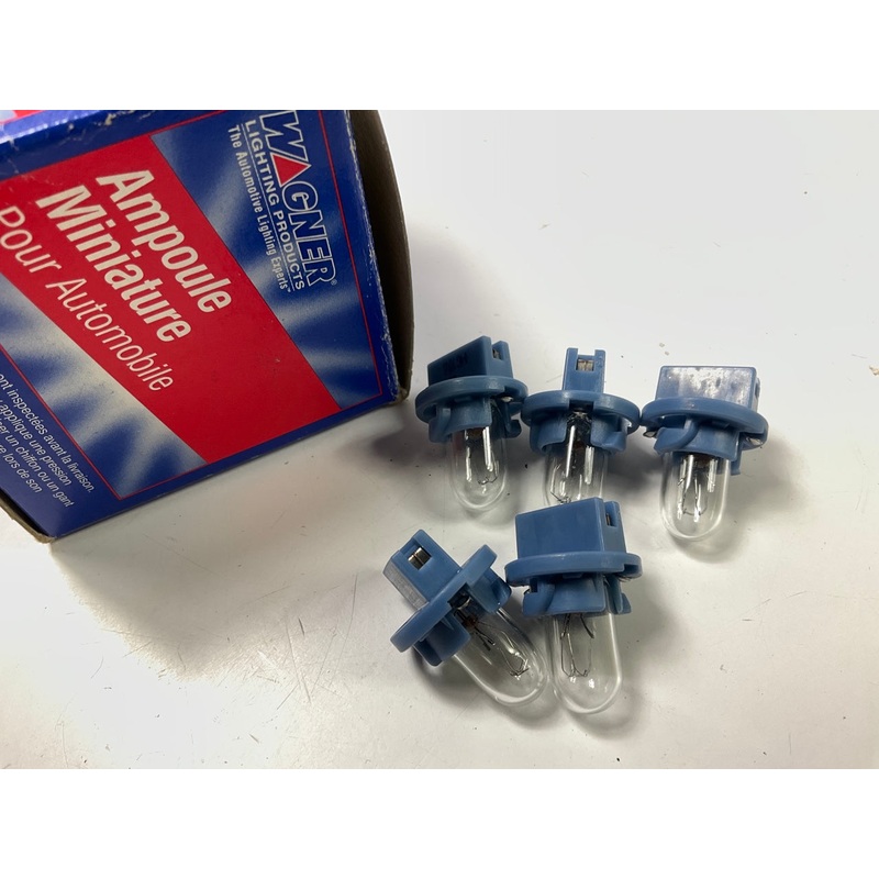 (5) Wagner PC168 Instrument Panel Courtesy Lamp Light Bulb 168