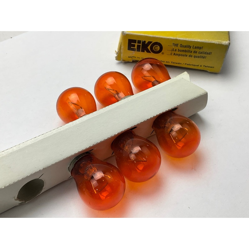 (6) Eiko 1156NA Amber Turn Signal Light Bulbs