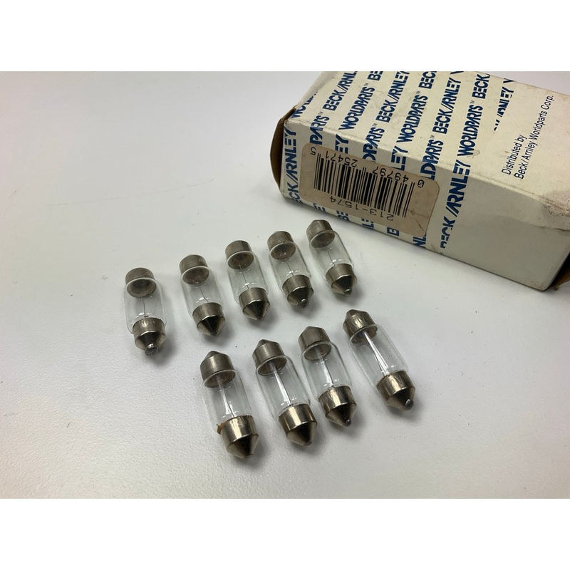 (9) Beck Arnley 213-1574 Dome Light Lamp Map Light Bulbs