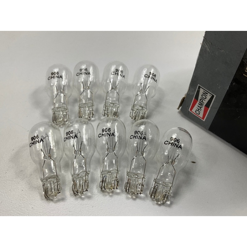 (9) Champion 906 Courtesy Light Lamp Bulb