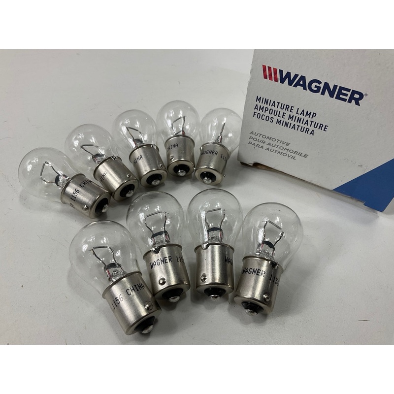 (9) Wagner 1156 Back Up / Turn Signal Light Bulbs