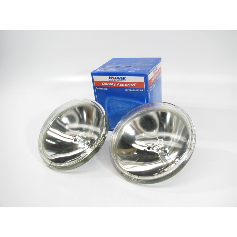 (2) Wagner 4007 Sealed Round Headlight Headlamp Bulb - PAR46 100W 13V