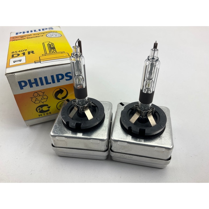 (2) Philips 85409C1 HID Xenon Headlamp Headlight Lamp Light Bulb D1R C1