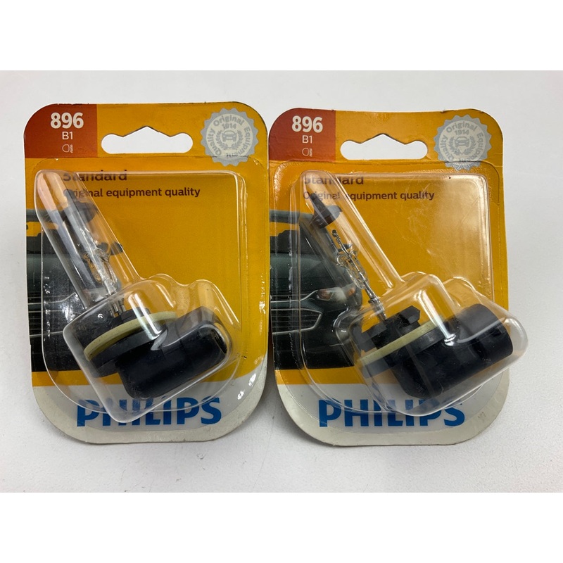(2) Philips 896B1 Standard Fog Lamp Light Bulb 896