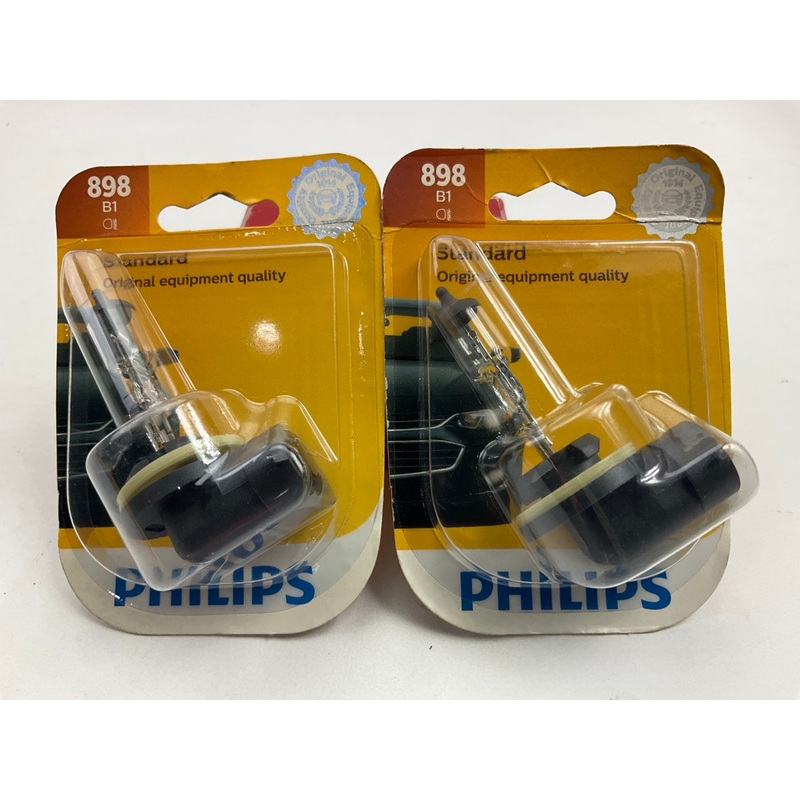 (2) Philips 898B1 Standard Fog Lamp Light Bulb 898