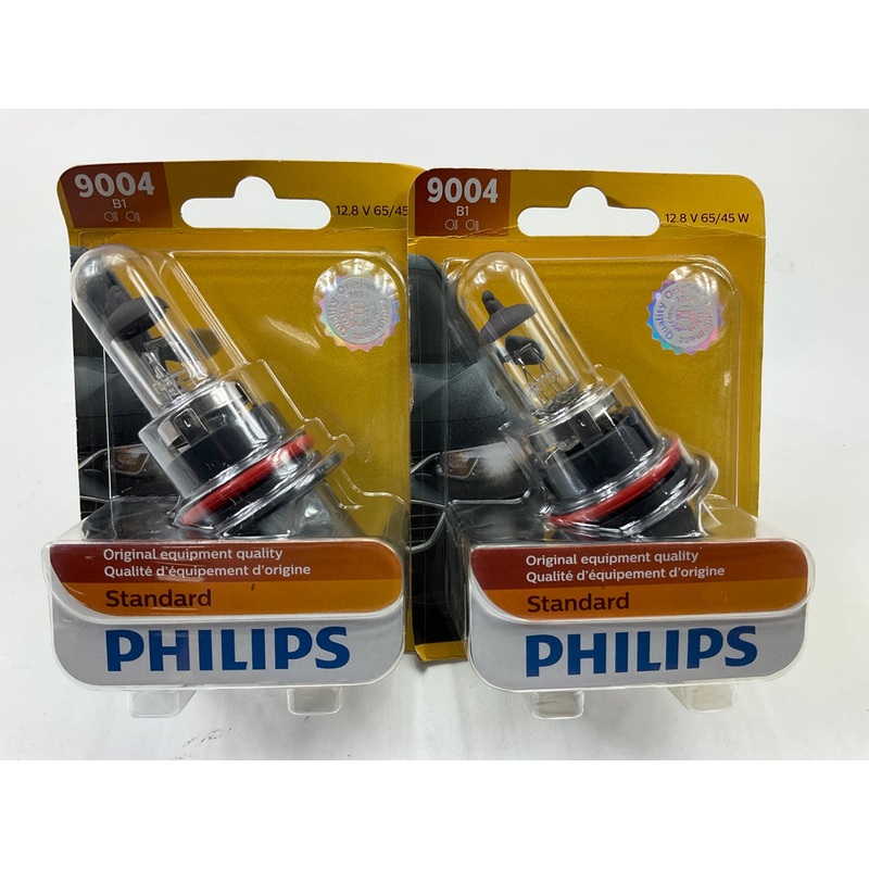 (2) Philips 9004B1 Headlight Light Bulbs # 9004