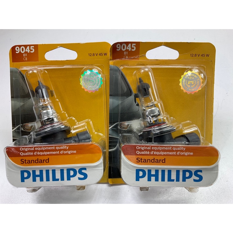 (2) Philips 9045B1 Standard Fog Lamp Light Bulb 9045