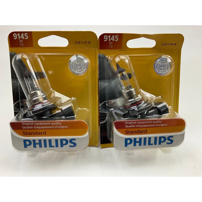 (2) Philips 9145B1 Standard Fog Lamp Light Bulb 914