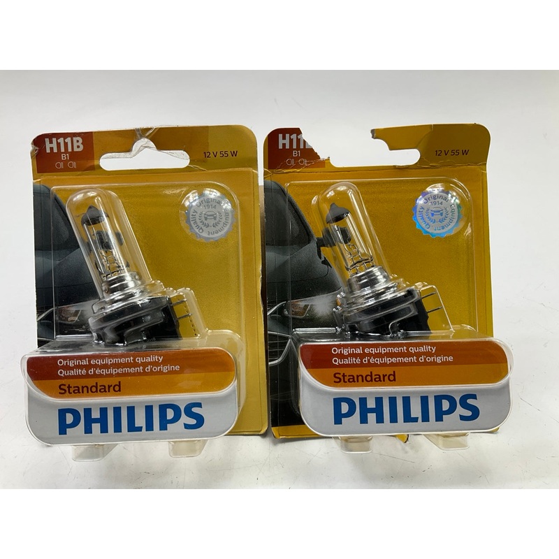 (2) Philips H11BB1 Headlamp Headlight Light Bulb - H11B