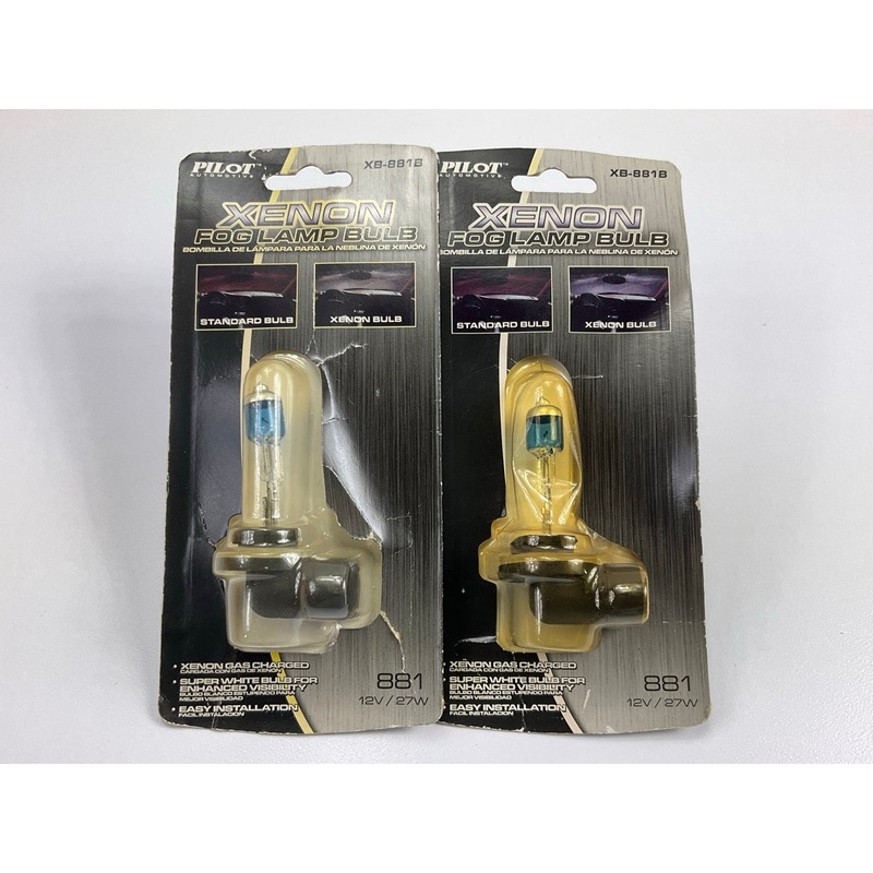 (2) Pilot XB-881B Xenon Fog Lamp Light Bulbs, # 881