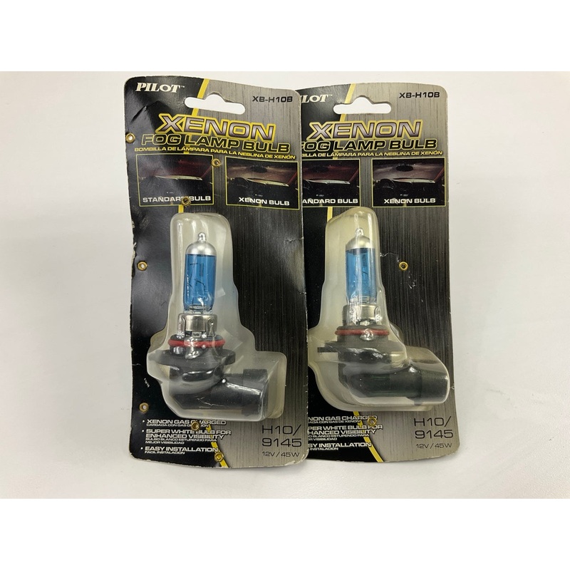 (2) Pilot XB-H10B Fog Light Bulbs H10 12V 45W Xenon Fog Lamp Light Bulb (9145)
