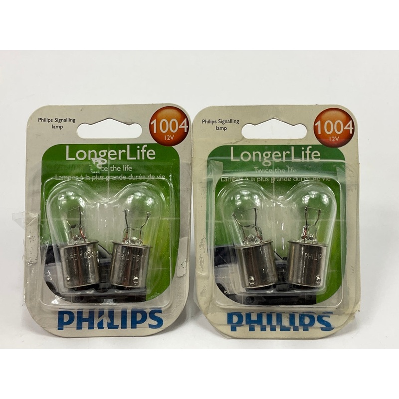 (2) Philips 1004LLB2 Longerlife Courtesy Lamp Light Bulb 1004 - 2 PACK