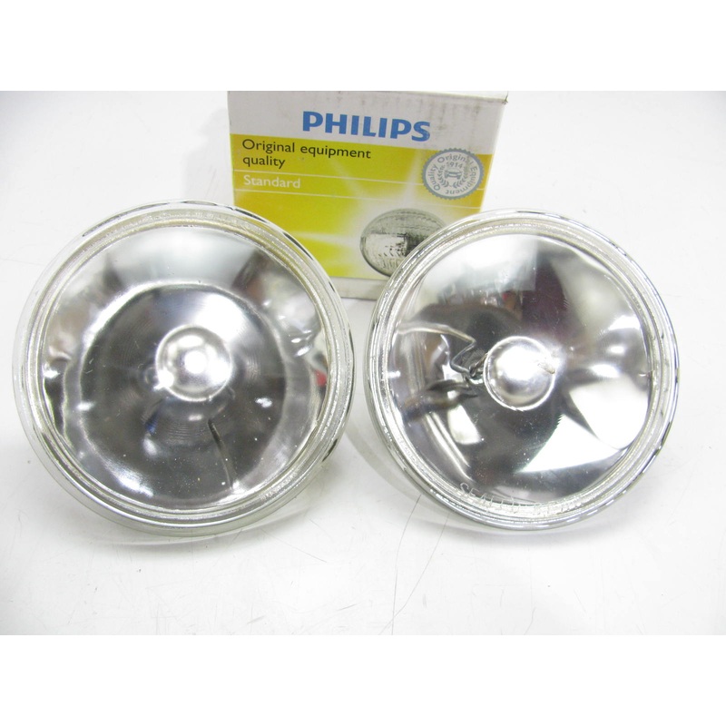 (2) Philips 4505C1 Sealed Beam Lamp Light Bulbs 28V 50W