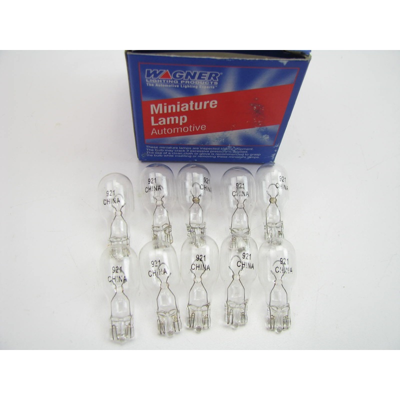 (10) Wagner 921 Miniature Light Bulb - Wedge T-5