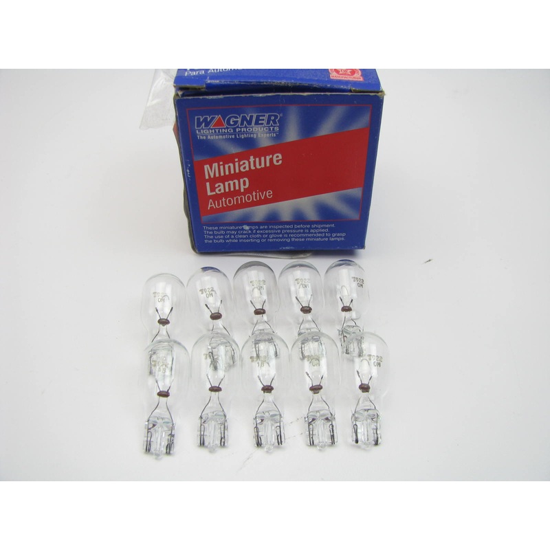 (10) Wagner 922 Miniature Light Bulb - Wedge T-5 5/8