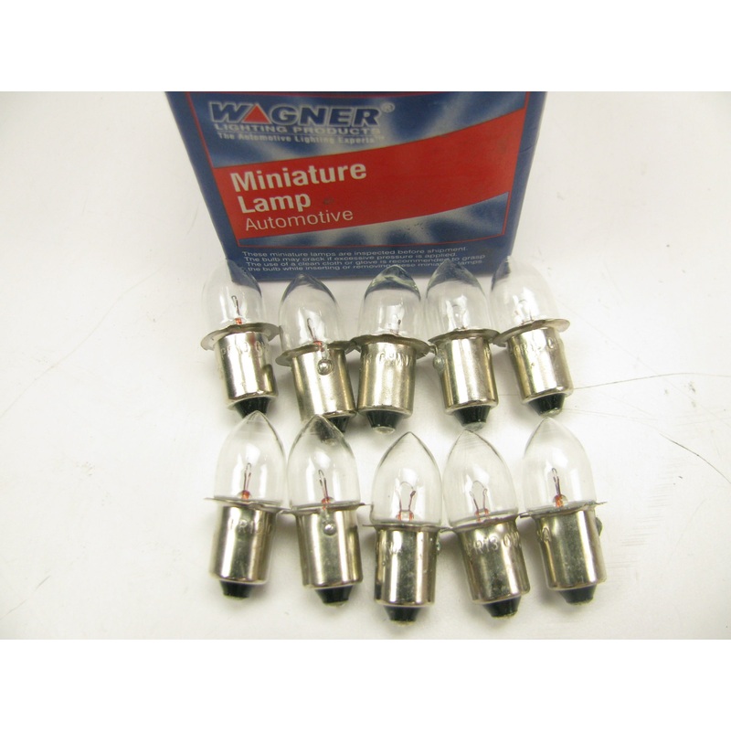 (10) Wagner PR13 Minature Lamp Light Bulb - 4.75V 2.38 Watt 2.2 Candle