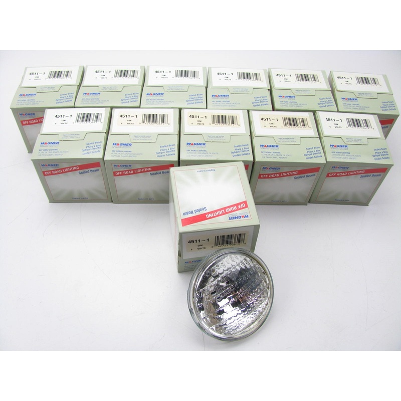 (12) Wagner 4511 6.2 Volt, 30 Watt, 4.5'' Light Lamp Bulbs - PACK OF 12 PCS