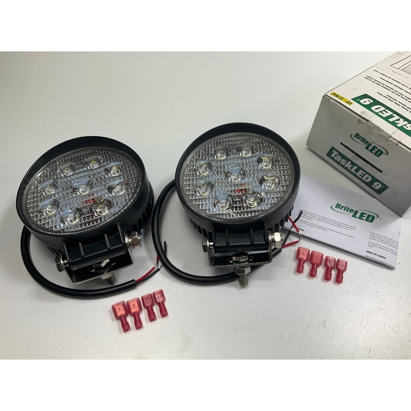 (2) Briteled 71201 4.5'' LED Work Light Lamps 1400 Lumens, Forklift, Tractor, ATV