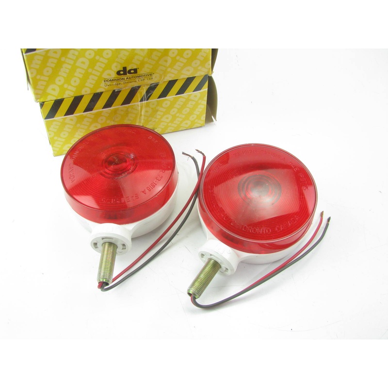 (2) Dominion 706185 Pedestal Mount Single Face Turn Signal Lights