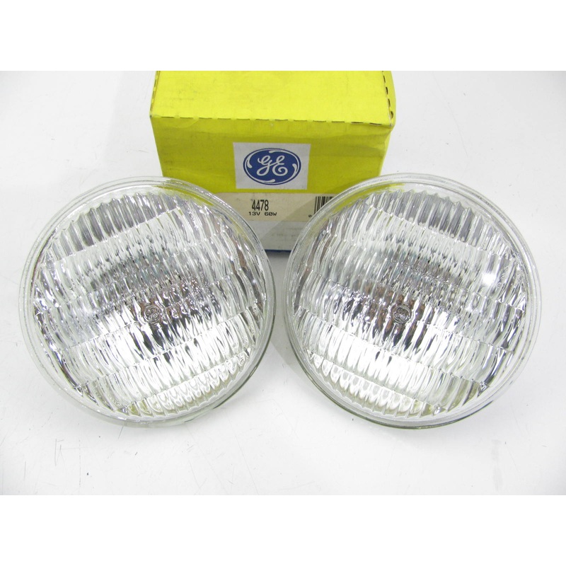 (2) GE 4478GE 4478 Sealed Beam Lamp Light Bulb PAR46 13V 60W