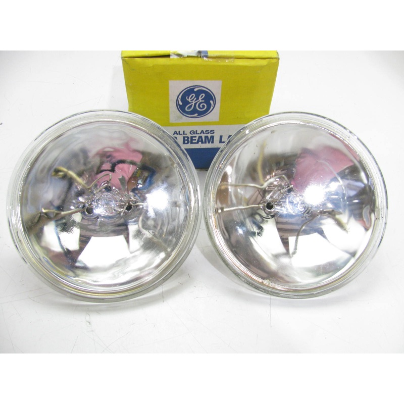 (2) GE 4532 Sealed Beam Lamp Light Bulb 28V 250/150 Watt