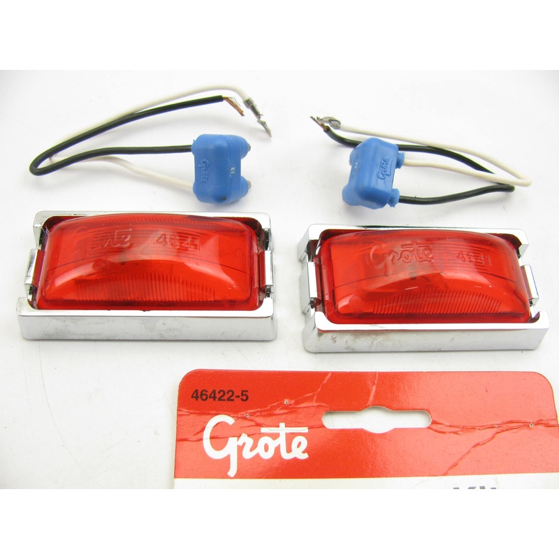 (2) Grote 46422-5 3'' Clearance Side Marker Lights
