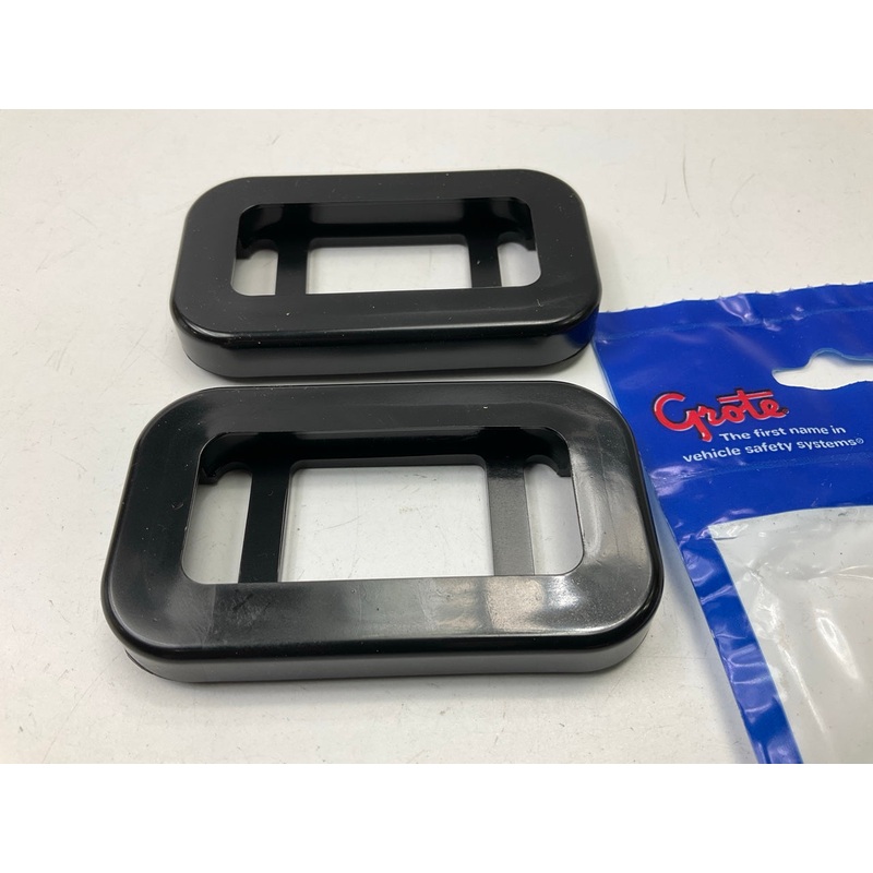(2) Grote 91380 Multi Purpose Grommet - Small Rectangular Lights, 3-1/4 X 1-7/8''