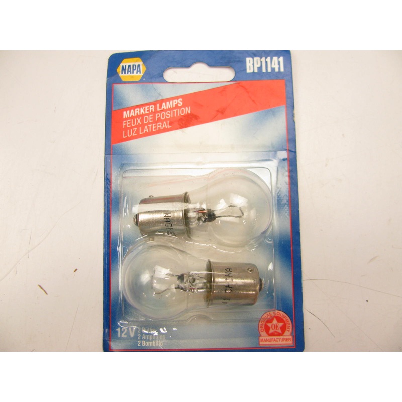 (2) Napa BP1141 Back Up Courtesy Brake Turn Signal Cornering Light Lamp Bulb