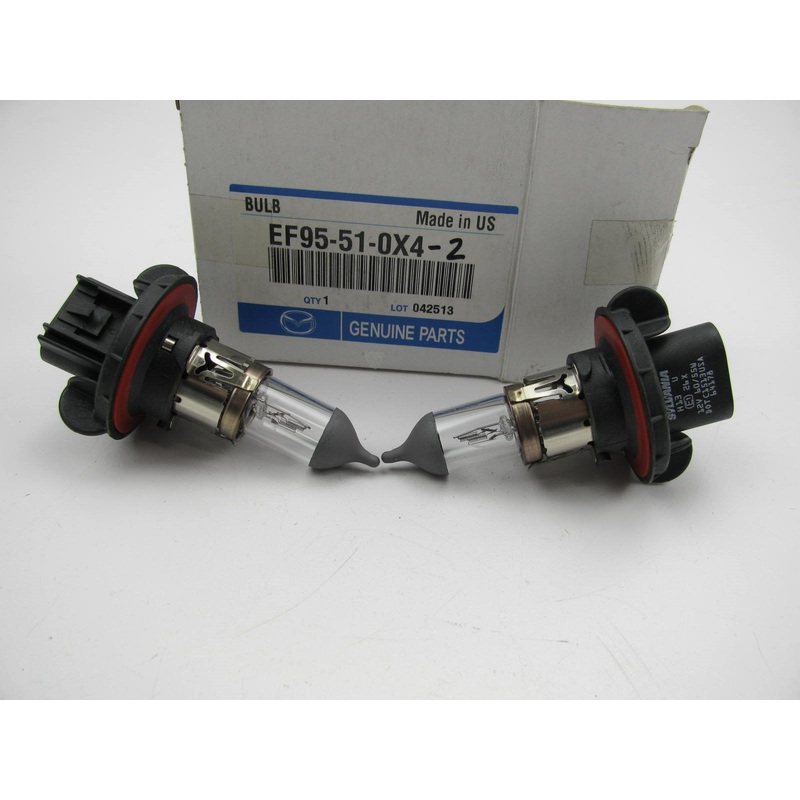 (2) NEW GENUINE Headlight Head Lamp Bulbs OEM  2008-11 Mazda Tribute EF95-51-0X4