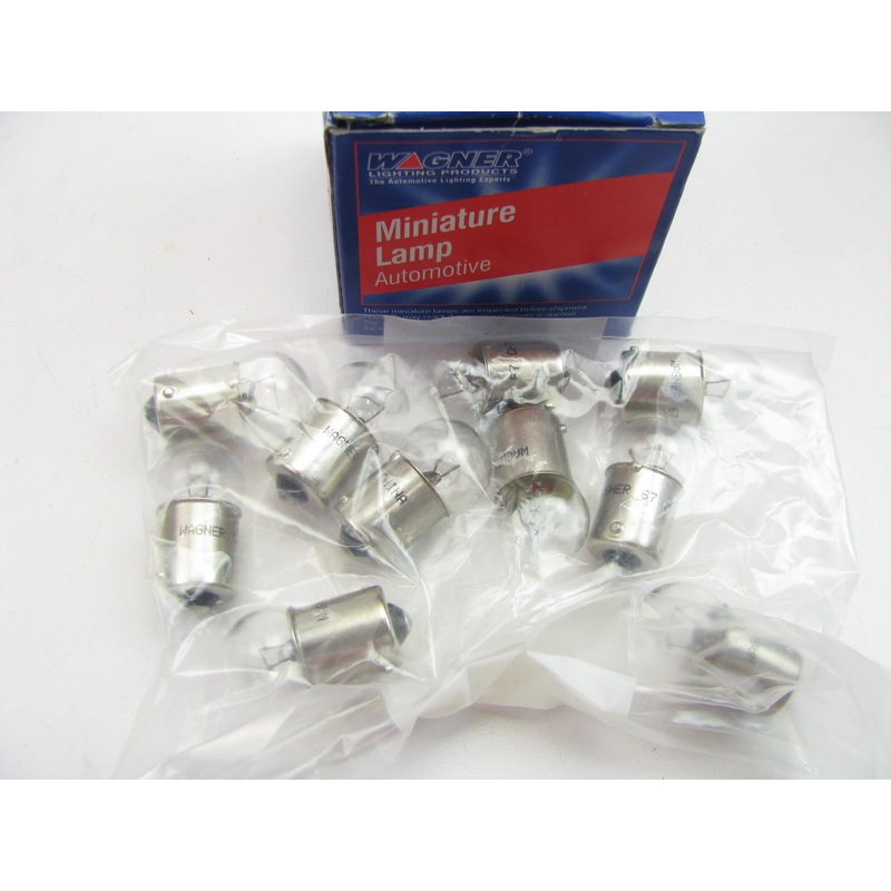 (10) Wagner 67 Miniature Light Bulb - Single Contact Bayonet G-6