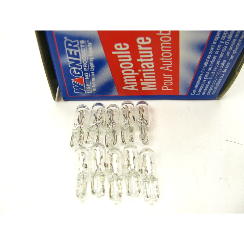(10) Wagner 73 Instrument Panel Lamp Light Bulb