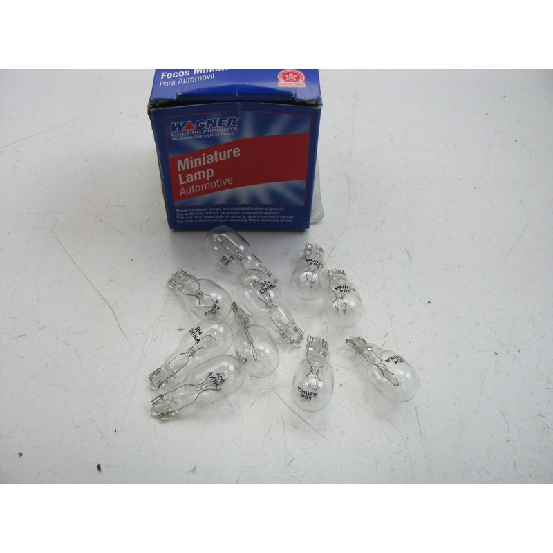 (10) Wagner 904 Minature Light Bulb - Wedge T5 5/8 13.5V 9.32 Watt
