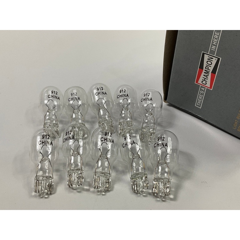 (10) Champion 912 Light Bulbs