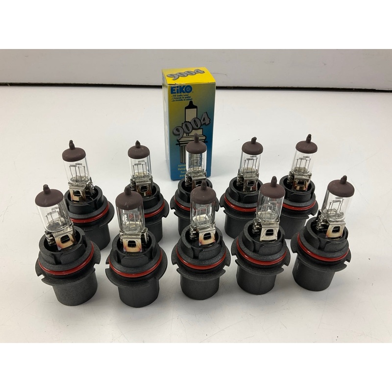 (10) PACK - Eiko # 9004 Headlight Lamp Light Bulb