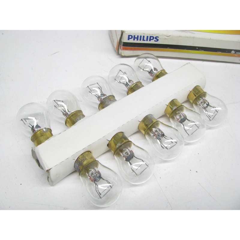 (10) Philips 1662CP Miniature Light Bulbs 28V 25/9.5W Clear
