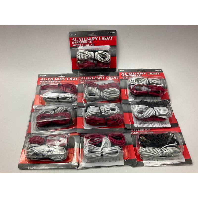 (10) Pilot PL-HARN14 Auxiliary Off-road Light Wire Harness Kit - Up To 55W Lamps