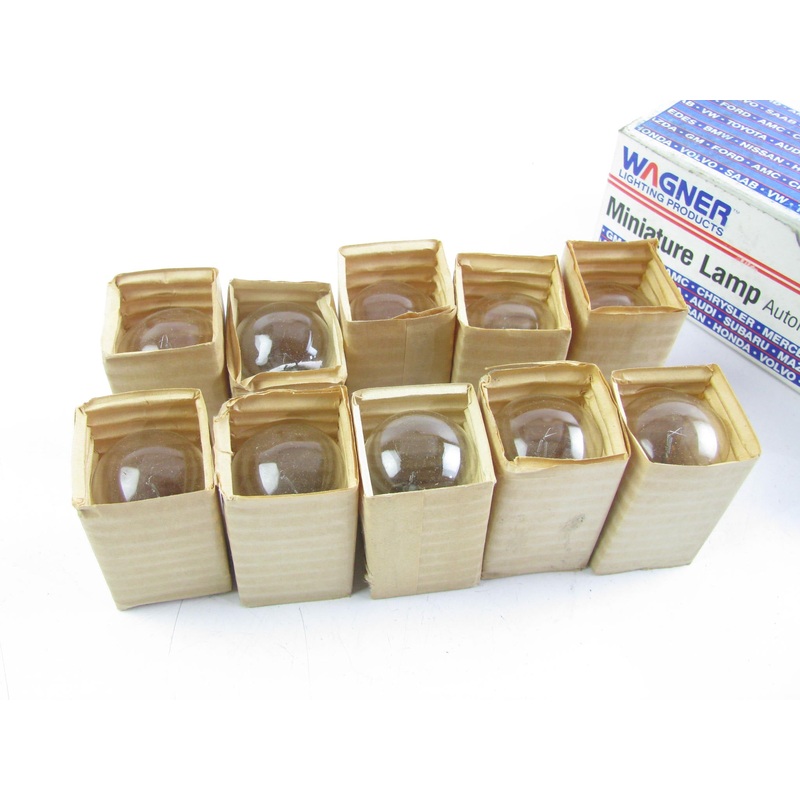 (10) Wagner 1195 Vintage Minature Backup Back Up Light Lamp Bulbs