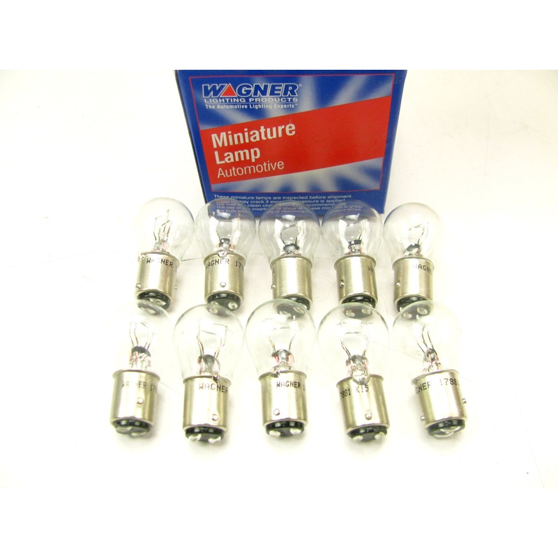 (10) Wagner 17881 Light Bulb Side Marker Tail Light Lamp Bulb 12V