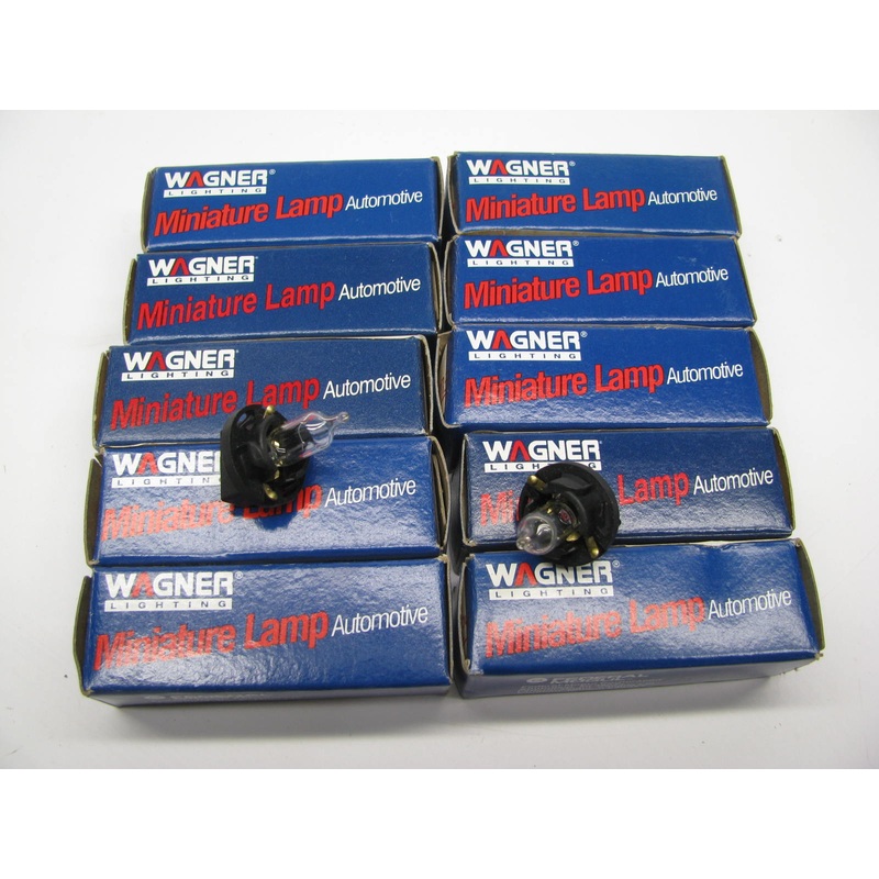 (10) Wagner 2033 Instrument Dash Panel Light Lamp Bulb