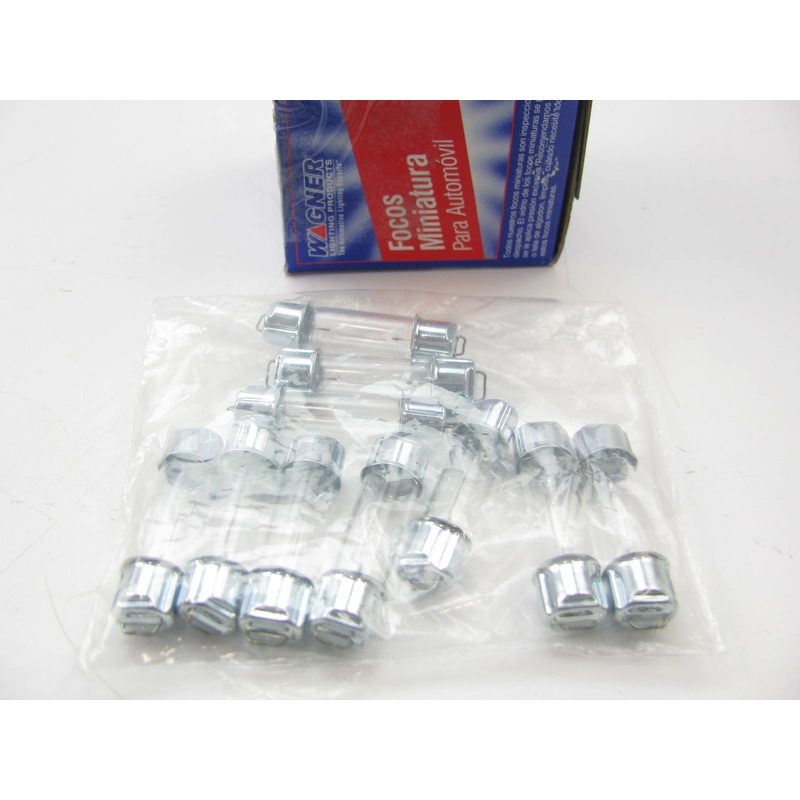 (10) Wagner 211-2 Dome Lamp Light Bulb