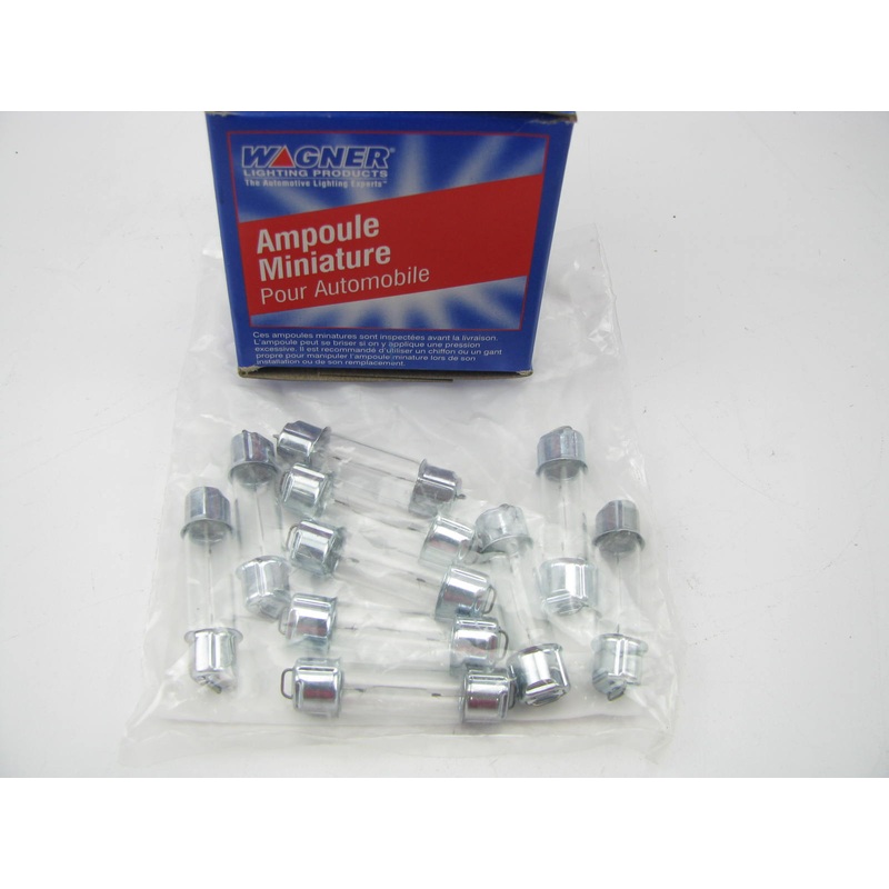 (10) Wagner 212-2 Interior Dome Lamp Courtesy Light Bulbs