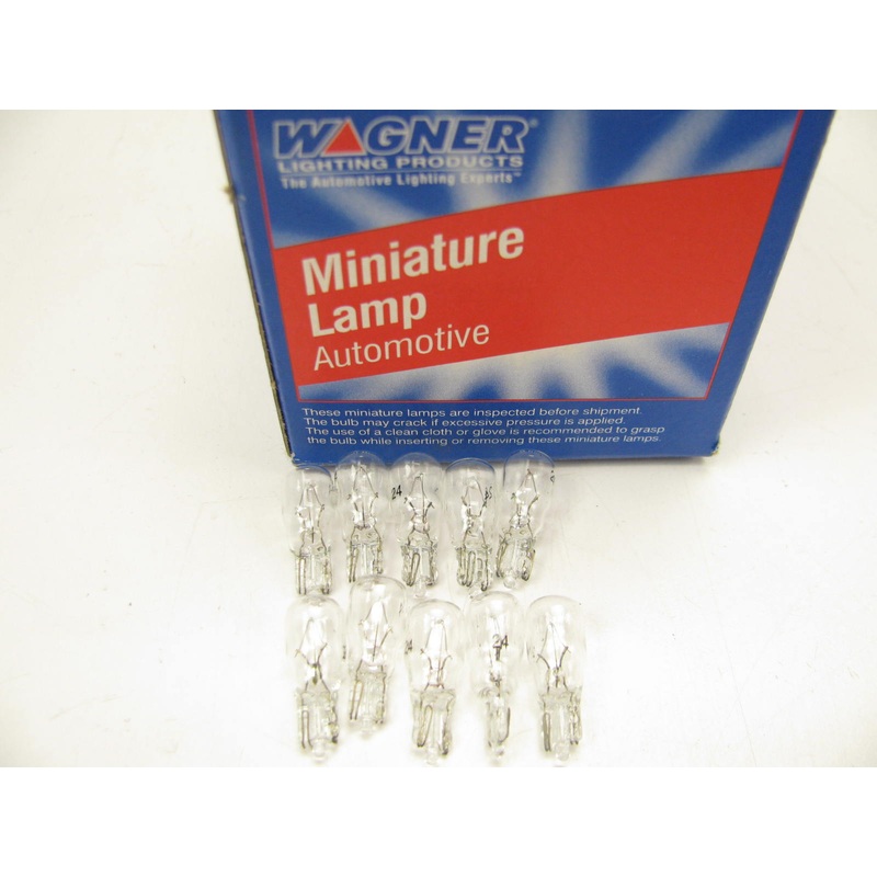 (10) Wagner 24 Miniature Light Bulb - Wedge T-2
