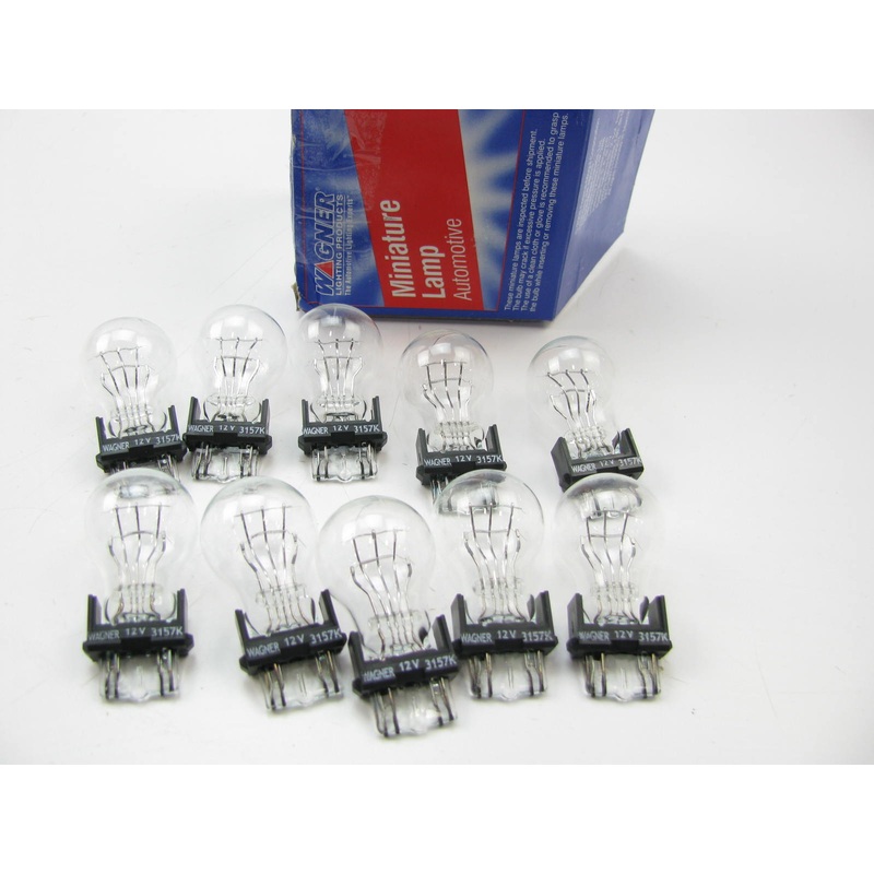 (10) Wagner 3157LL Minature Light Bulb - Miniature Lamp GT-8