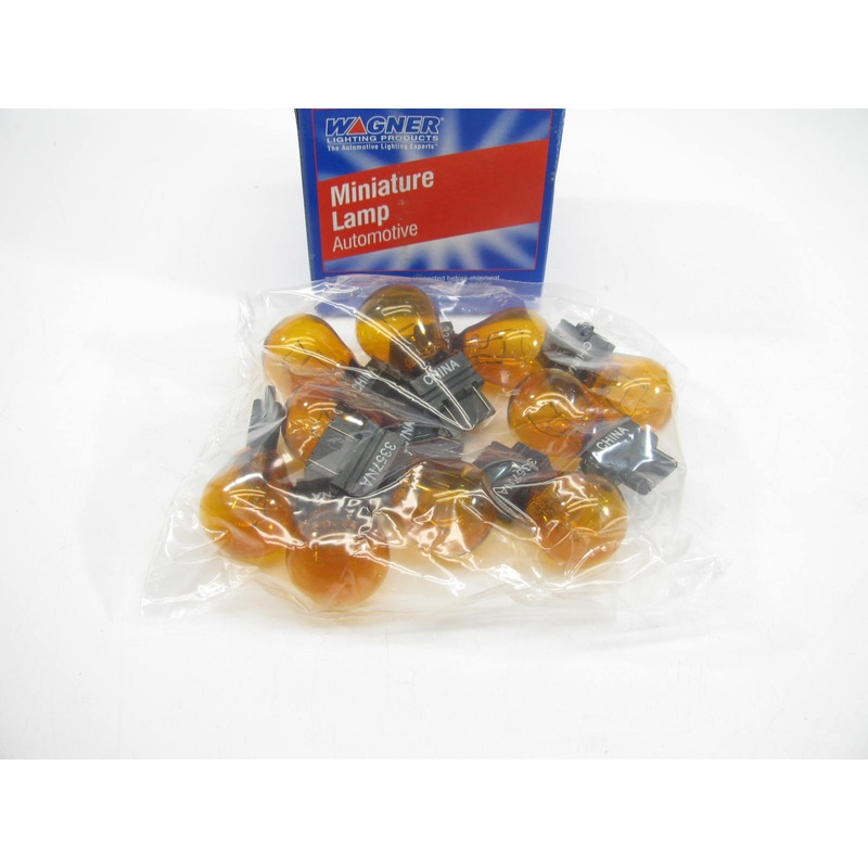 (10) Wagner 3357NA Parking Lamp / Turn Signal Light Bulb